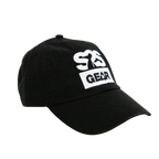 A black baseball cap with a white embroidered logo on the front that reads 'S2S GEAR' with a soldier silhouette, shown on a plain white background.